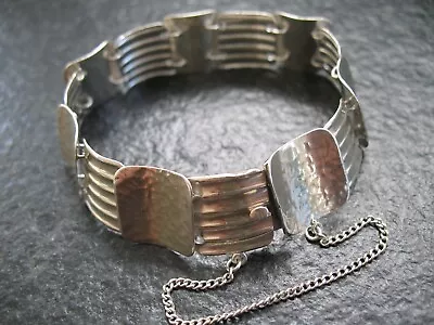Bracelet Silver 835 Perli Handmade Vintage Design From Approx. 1965 • $144.13