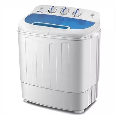 15lbs Portable Washing Machine Mini Washer Spin Dryer Semi-automatic Electric • $102.99