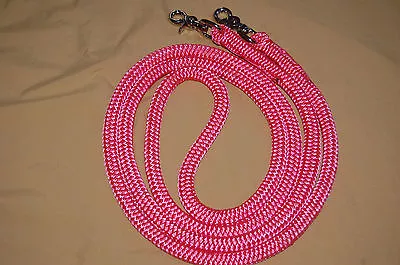 Pink Yacht Rope Finesse Rein For Parelli Method Assorted Lengths • $27.85