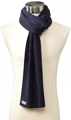  NEW True Religion Brand Jeans Men's Ribbed Scarf Navy Blue Neck Wrap S M L XL  • $60