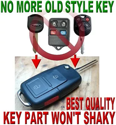 Flip Key Remote For Ford F150 F250 Edge 40bit Transponder Chip Keyless Entry • $39.99