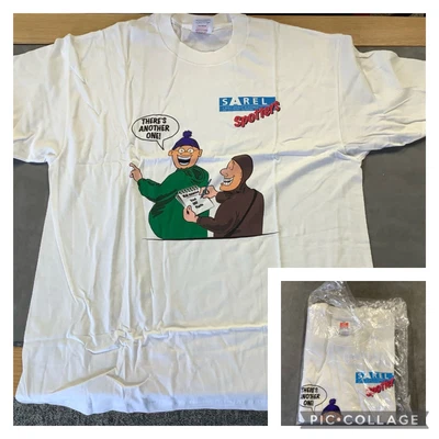 £12.50 • Buy Hanes Heavy-T Promotional T Shiet New Old Stock Unworn SAREL Spotters Packing XL