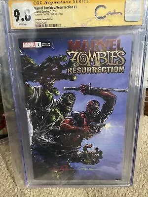 Marvel Zombies Resurrection 1 CGC 9.8 SS Clayton Crain Variant  Signed  • $160