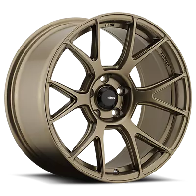 $253.64 • Buy 1 New Gloss Bronze Konig Ampliform 17X9 40 5-100 Wheel