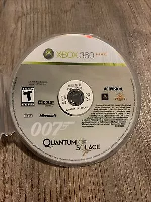 James Bond 007: Quantum Of Solace (Microsoft Xbox 360 2008) Disc Only • $6
