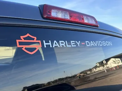 Harley Davidson Large 26” Rear Window / Windshield Decal Sticker Fits F-150 • $30.27
