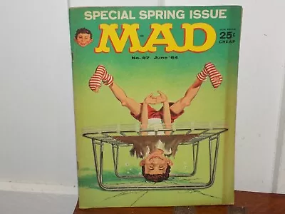 Vintage Mad Magazine June 1964 No. 87 • $15