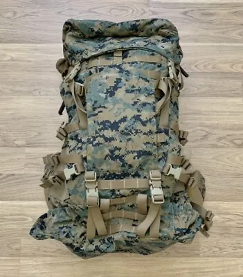 $249 • Buy USMC Marpat ILBE Main Backpack Lid Large Pack Waist Hip Belt Radio Pouch Assault