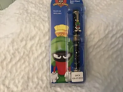 $20 • Buy Vintage WB Looney Tunes Marvin The Martian Enamel Ball Point Pen New In Package 