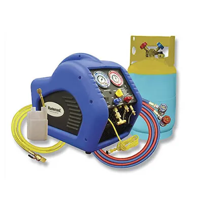 Mastercool 69110 Automotive A/C Recovery System (Blue/Yellow) • $1896.20