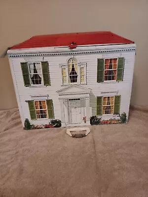  Ideal Petite Princess   Fully Furnished  Dollhouse W. 5 Uneeda Pee Wee Dolls  • $100