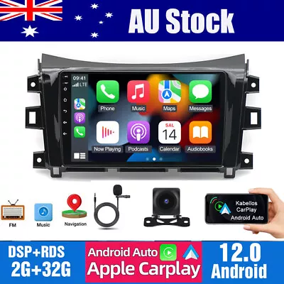 Apple CarPlay Car Stereo Radio Android 12 GPS For Nissan NAVARA NP300 2015-2018 • $229