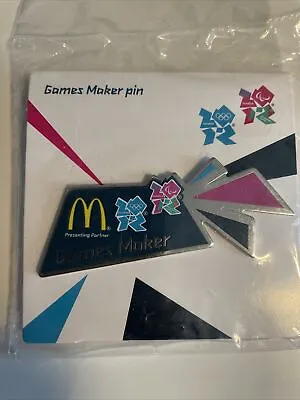 London 2012 Games Maker Pin • £2