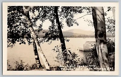 Moosehead Lake Maine ME Squaw Mts Real Photo Postcard RPPC 1930s-40s • $17