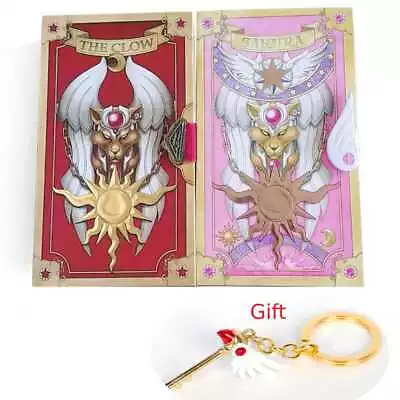 60pcs Cardcaptor Card Captor Book Cosplay Sakura Clow Cards Tarot Gift Keychain • $32.38