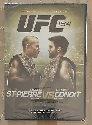 UFC 154 Georges St-Pierre VS Carlos Condit 2012 Ultimate 2 DVD Disc Collection  • $19.21