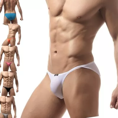 Men Bikini Swimwear Swimsuit Beachwear Underwear Smooth & Thin Mini Swim Briefs • $5.78