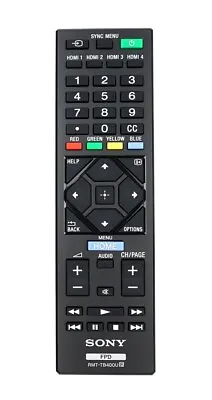 $21 • Buy Genuine SONY TV Remote FPD RMT-TB400U For BRAVIA 4K HDR