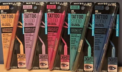 Maybelline Tattoo Studio Limited Edition Waterproof Eyeliner ~ You Choose • $6.95