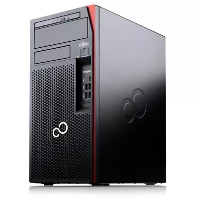 Desktop PC Tower FUJITSU ESPRIMO P557 I3-6100 8GB RAM 128GB SSD+500GB HDD Win 10 • £69.99