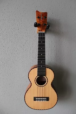 $2695 • Buy Brand New Kamaka HF-2 DS Spruce Top Deluxe Concert Hawaiian Ukulele - Koa Wood
