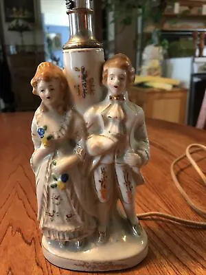 Vintage Figural Lamp Victorian Man & Woman • $7.70