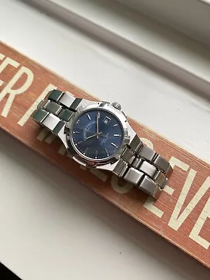$11000 • Buy Vacheron Constantin Overseas 90s Ref 72040 37mm Quartz Blue Dial Watch