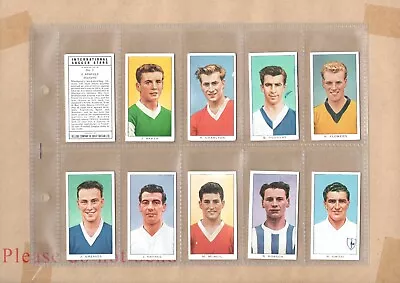 International Soccer Stars Kelloggs 1963 Trade Card Set Of 12 • £4.99