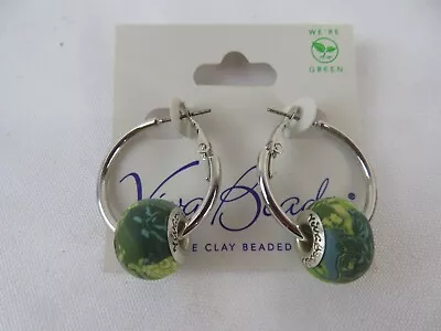 Viva Beads Handmade Clay Earrings Meadow • $12.67