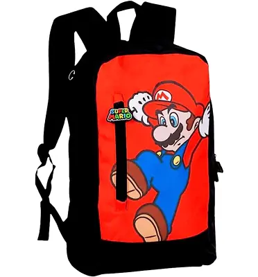 Bag Super Mario – School Twin Compartment Backpack Nintendo Birthday Christmas • £24.95