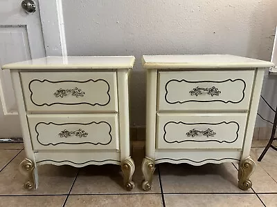 Vintage. French Provincial Nightstands ￼ • $499.99