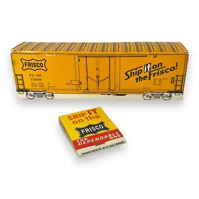 VTG Frisco Railroad SLSF Boxcar Matches Box Of 25 Packs Railroadiana • $7.99