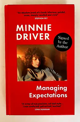 Minnie Driver * Managing Expectations * Uk Signed Hardback First Edition * Bn! • £45