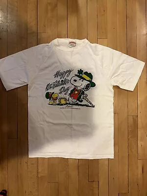 Vintage Peanuts Snoopy St. Patrick’s Day Shirt  • $0.99