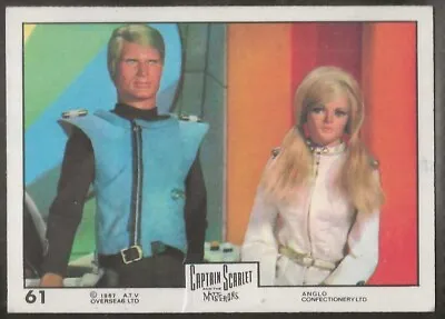 Anglo-captain Scarlet And The Mysterons 1968-#61- Quality Card!! • £2.59