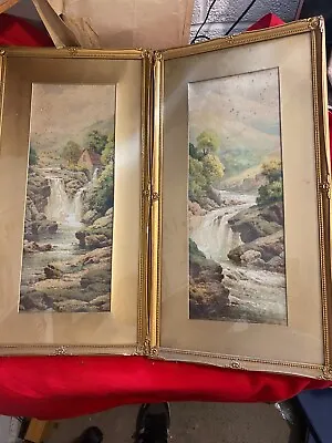 A Pair Of Victorian/Edwardian Watercolours By Charles A Bool Paintings • £80
