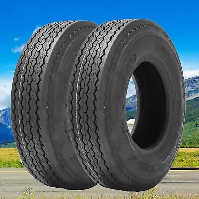 Set 2 4.80-8 Boat Trailer Tires 6Ply 4.80x8 4.8-8 480-8 Load Range C Replacement • $49.98