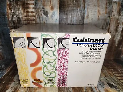 $39.95 • Buy Cuisinart DLC-X Food Processor Disc Blade Set Of 7 DLC 330 In Box Complete