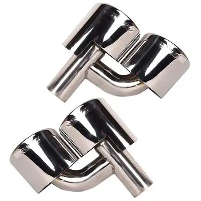 Exhaust Muffler Pipe Tip Pair For Mercedes Benz W204 C-Class C63 C300 C350 AMG • $193.89