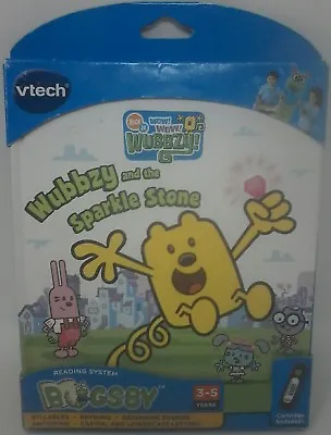 Vtech Nick Jr. Wow!Wow! Wubbzy And The Sparkle Stone Reading System Bugsby Book • $10.99