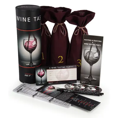 $17.99 • Buy Urban Trend Wine Tasting Kit Home Christmas Party Invitations Bags New Sealed 