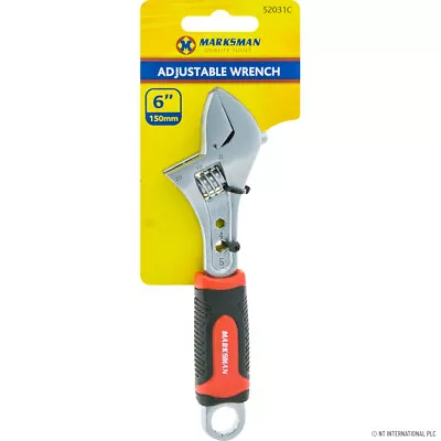 £5.49 • Buy 6” Heavy Duty Adjustable Wrench Spanner Pipe Plumbers Handle Grip Hand Tool New