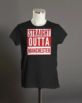 Man Utd Straight Outta MANCHESTER T-Shirt | Organic Unisex • £19.95