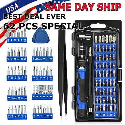 62X Computer Repair Kit Set Tool Laptop PC Precision Screwdriver Torx Smartphone • $11.95