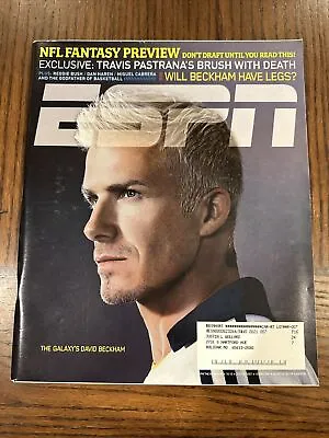 ESPN Magazine July 30 2007 David Beckham On Cover • $19.99