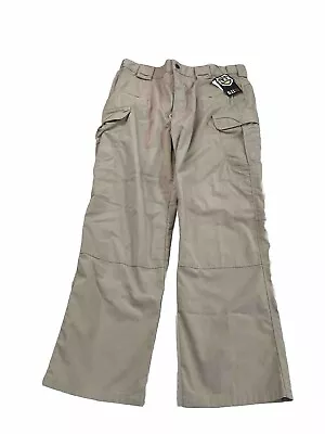 5.11 Tactical Men's Stryke Pants Style 74369. Color: Khaki. Size: W34 X L30 • $24