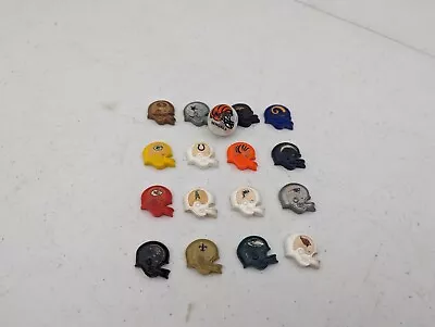 NFL Football Mini Helmet Magnets & Marble Lot Patriots Bengals Dolphins Chiefs • $11.99