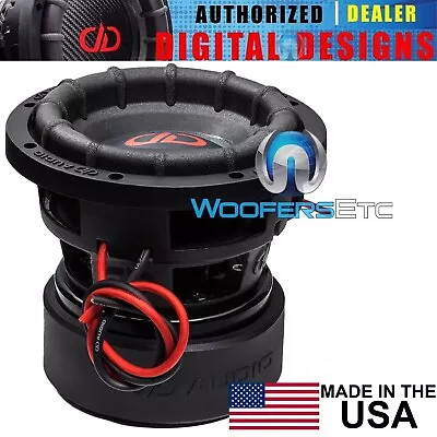 Dd Audio 1506-d4 6.5  Usa Made 2400w Dual 4-ohm Car Subwoofer Bass Speaker New • $399