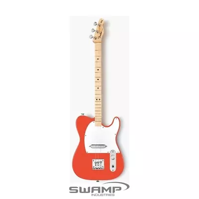 Fender X Loog Telecaster 3-String Electric Guitar Chord Flashcards App - Red • $324.99