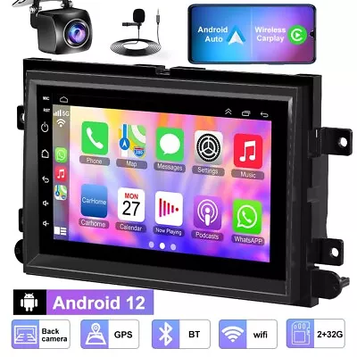 For 2004-2014 Ford Car Stereo Apple CarPlay Car Radio Player GPS Navi Android 12 • $142.49